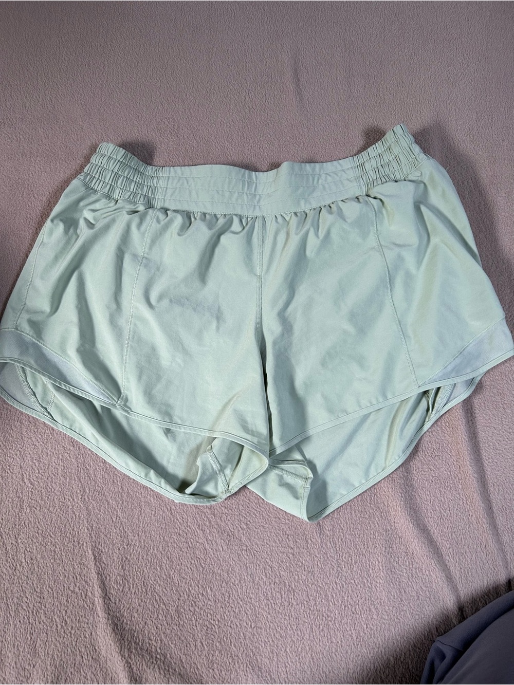 lululemon athletica Light Mint Green Athletic Shorts